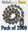 Show product details for 2000 off 3.2mm Nickel over brass 200mm