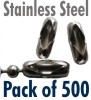 Show product details for #6 3.2mm Stainless Steel  Connectors 500off 