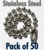 50 off Stainless Steel Ball Chain 200mm 