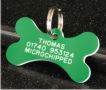 Bone Plastic Pet Tag (Small)