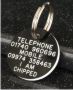 Round Plastic Dog Tag (Small)