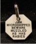 Octagonal Plastic Pet Tag (Small)