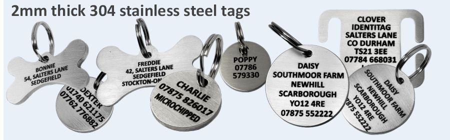 Stainless Steel Pet Tags  