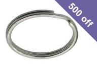 Show product details for 24mm Split Rings   Nickel Plated (500 of)