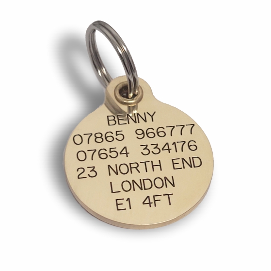 Reinforced dog tags top