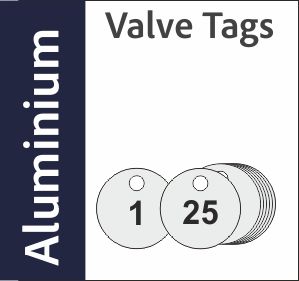 Aluminium Valve Tags 