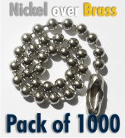 #3 2.4mm Nickel over brass 200mm - 1000 off