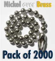 #3 2.4mm Nickel over brass 200mm - 2000 off