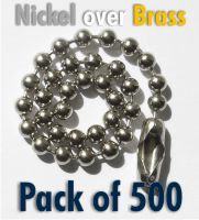 #3 2.4mm Nickel over brass 100mm - 500 off