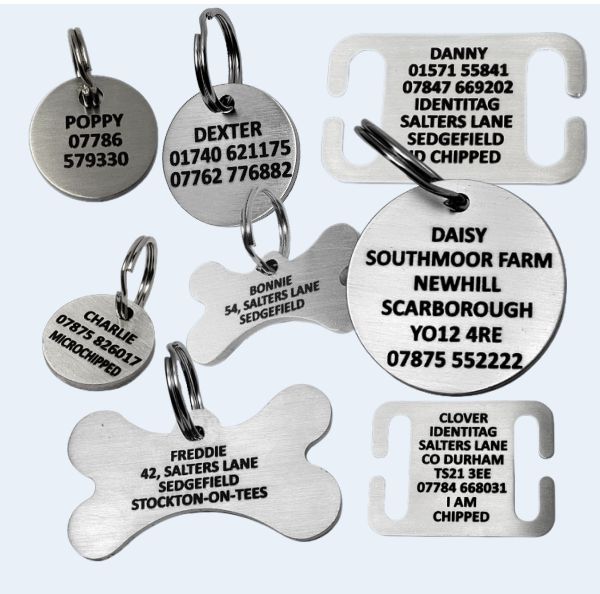 Stainless Steel Pet Tags  