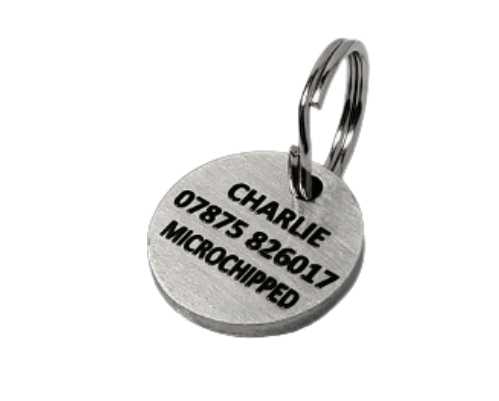 Round Stainless Pet Tag (Mini)