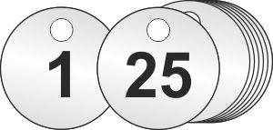 50mm Stainless Steel Valve Tags