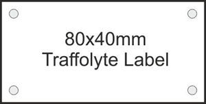 80x40x1.5mm Traffol...