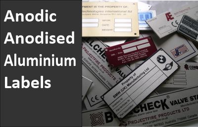Anodised Aluminium labels