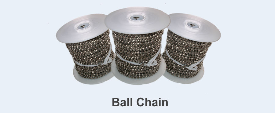 Nickel Over Brass Ball Chain