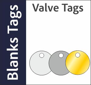 Blank valve tags 