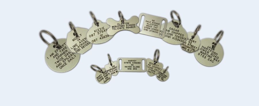 Chrome Pet Tags