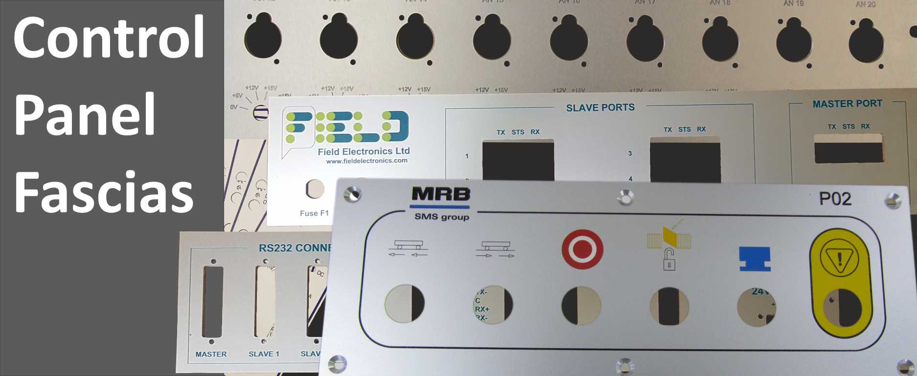 Instrument control panels facias