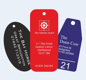 Perspex Key Fobs