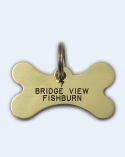 Bone Brass Pet Tag ...