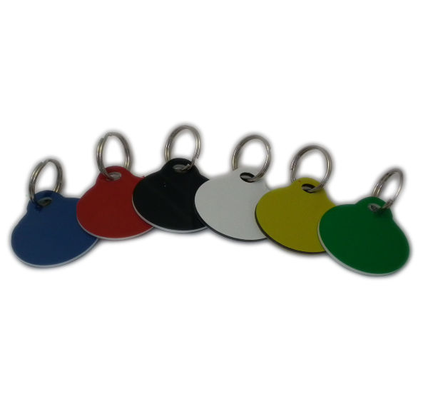 Oval Plastic Pet Tag Mini