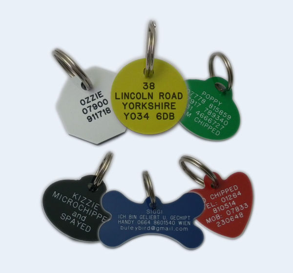 Plastic Pet Tags