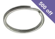 9.8mm Split Rings   Nickel Plated (500 off)