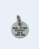 Round Plastic Pet Tags (Ultra Mini)