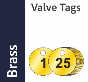 Brass Valve tags